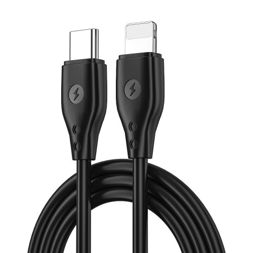 CABLE DATA WIWU PIONEER SERIES USB C TO LIGHTNING 30W WI-C002 BLACK