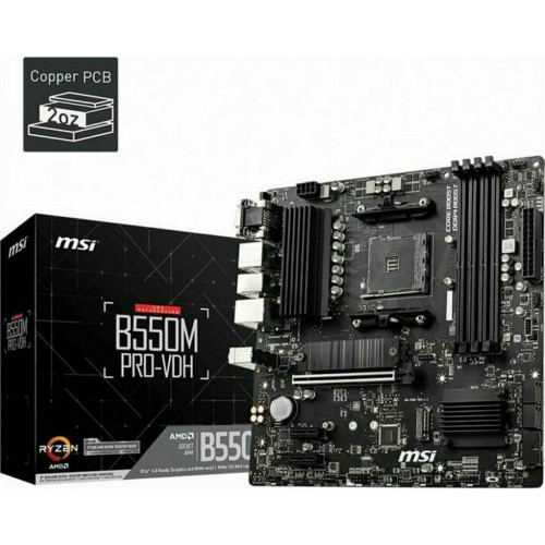 MOTHERBOARD MSI B550M PRO VDH AM4 7C95-017R