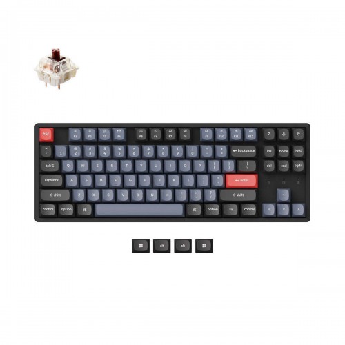 KEYBOARD KEYCHRON K8 PRO K8P-H3 QMK/VIA WIRELESS MECHANICAL KEYBOARD 80% BROWN SWITCH US