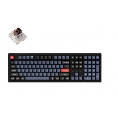 KEYBOARD KEYCHRON K10 PRO K10P-H3 QMK/VIA WIRELESS MECHANICAL KEYBOARD BROWN SWITCH US