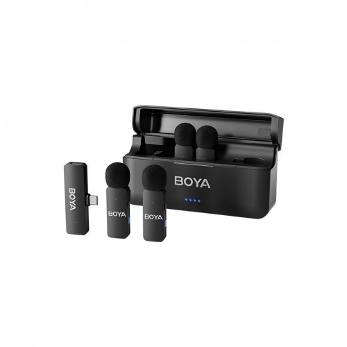 MICROPHONE BOYA WIRELESS 4-PERSON 4-CHANNEL LAVALIER USB-C BY-V4U EU